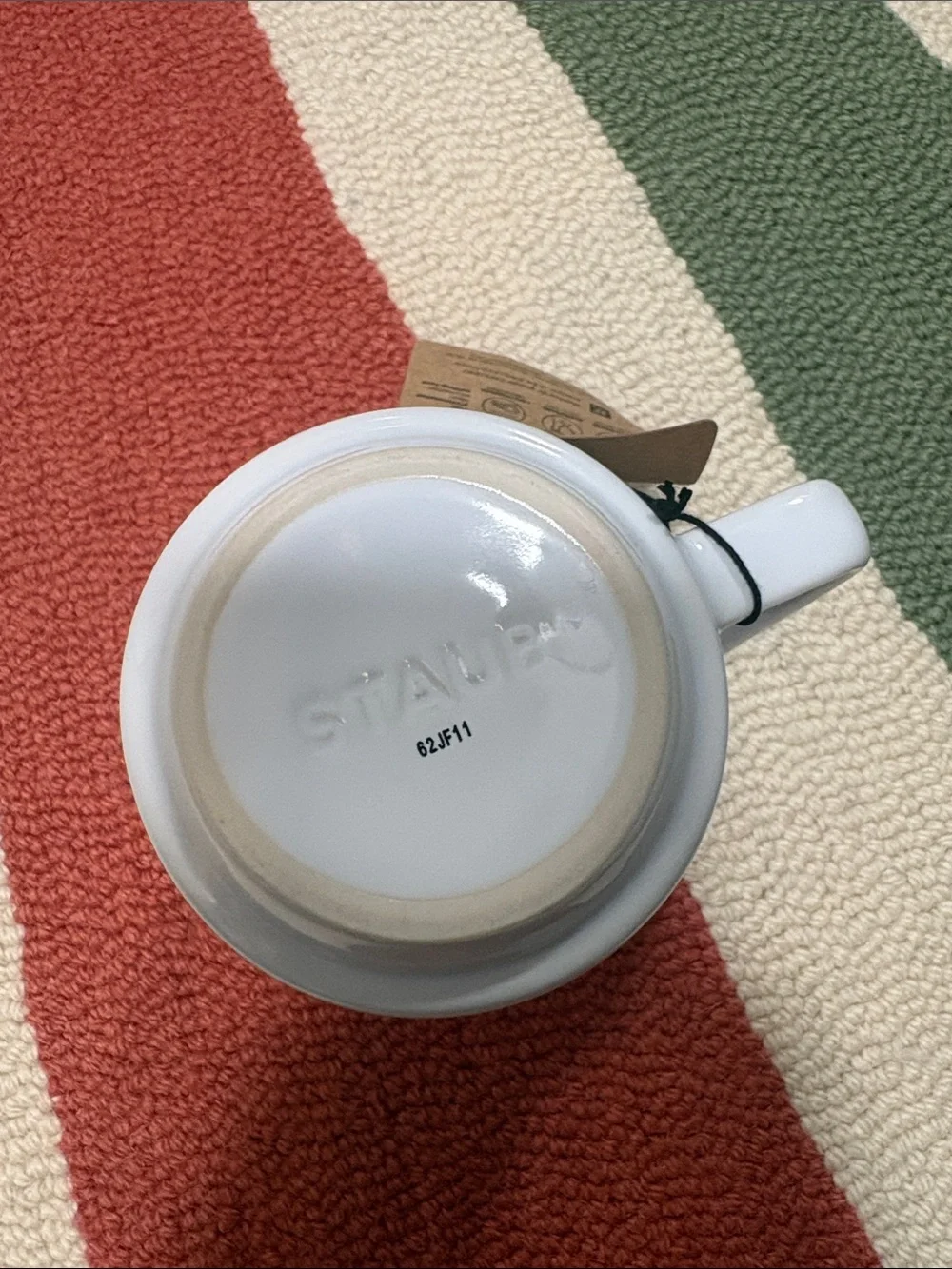 NWT Staub White 16 oz Ceramic Mug